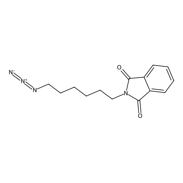 [A1380 | 595607-73-1 | 2-(6-Azidohexyl)isoindoline-1,3-dione | 2-(6-Azidohexyl)isoindoline-1,3-dione | 2-(6-Azidohexyl)-1H-isoindole-1,3(2H)-dione | MFCD31704934 | 595607-73-1 | SCHEMBL20595306 | 2-(6-azidohexyl)isoindole-1,3-dione | BP-29660] 2-(6-Azidohexyl)isoindoline-1,3-dione | 97%